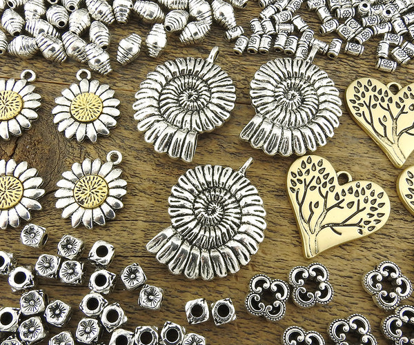 Metal Beads, Charms, Findings, & Components Eclectica Beads