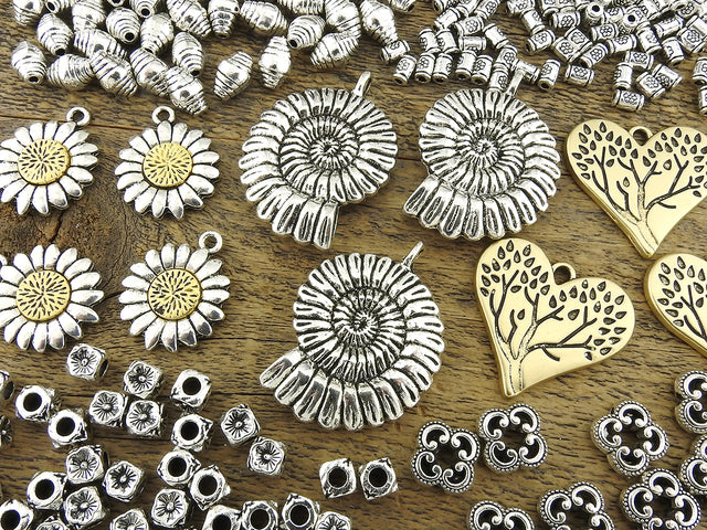 Metal Beads, Charms, Findings, & Components