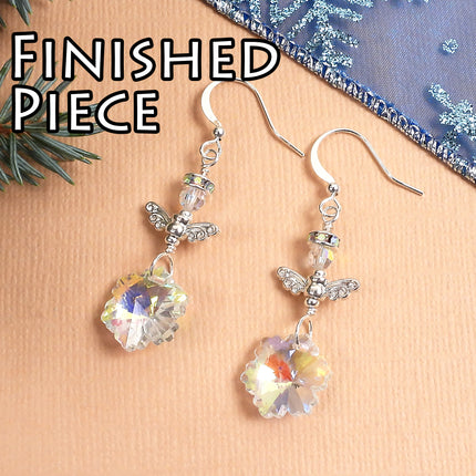 Kit Snow Angel Earrings, Holiday earrings, Christmas Earrings, New Years Earrings, Irina Miech