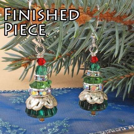 Kit Christmas Tree Earrings, Festive Tree, Holiday earrings, Irina Miech