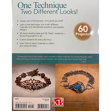 Classic Style Fresh Look book, jewelry making and design, crafting, how to create necklaces bracelets, author Irina Miech